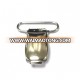 1" Stamping Steel Metal Suspender Clip with plastic teeth inside for garment, High Quality, Fashion Metal clip