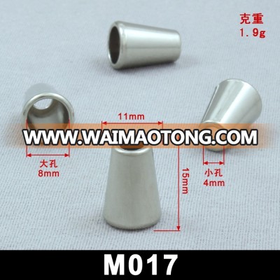 Whole sale high quality metal alloy toggle metal stopper in matt silver color